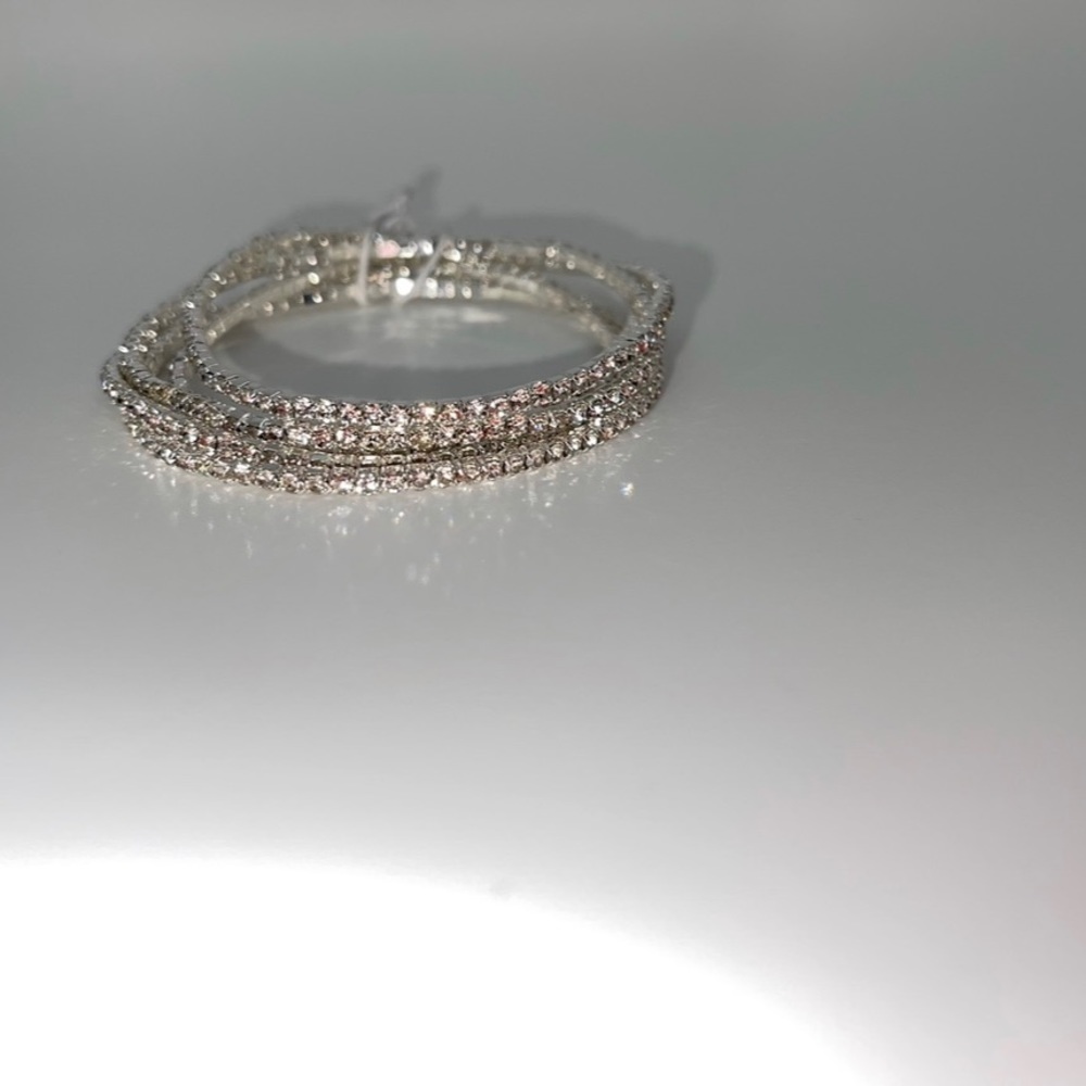 Women’s silver studded bangles